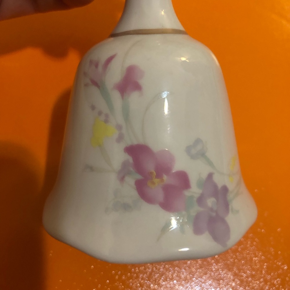 Floral Ceramic Bell